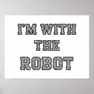 Affiche Robot Text