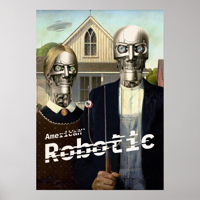 Affiche Robotique américain (Devant)