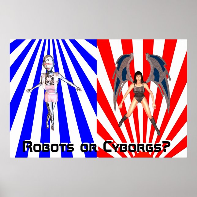 Affiche Robots OU Cyborgs ? (Devant)