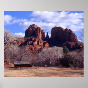 Affiche Roche de rouge de Sedona