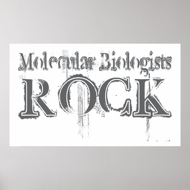 Affiche Roche des biologistes moléculaires (Devant)
