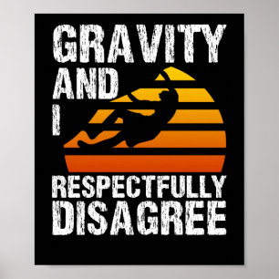 Affiche Roche montant la gravité d'alpinisme de Bouldering