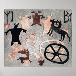 Affiche Roche peignant 1994