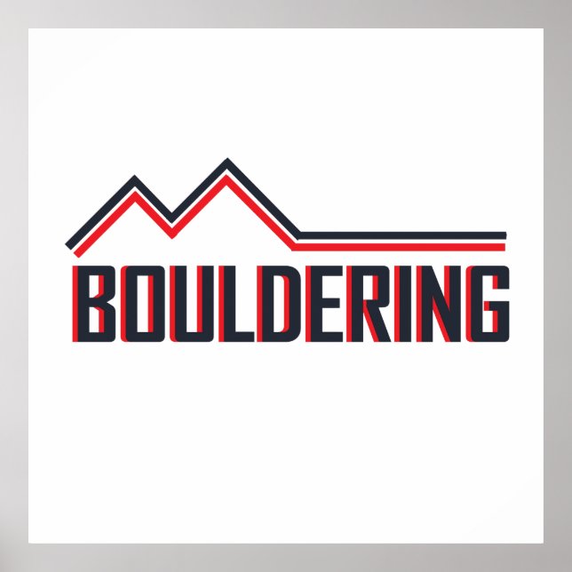 Affiche rocher (Devant)