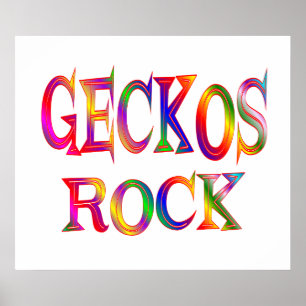 Affiche Rocher de Geckos