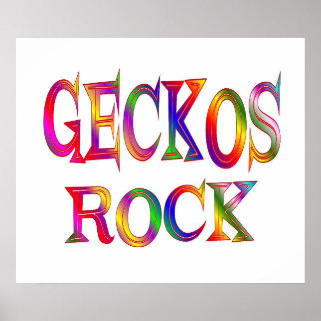 Affiche Rocher de Geckos (Devant)