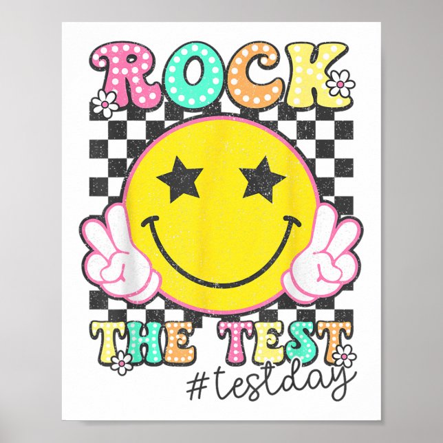 Affiche Rocher Le Jour De Test Tests Apprentissage Motivat (Devant)