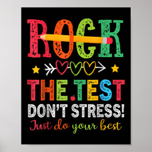 Affiche Rocher Le Point De Test Stress Juste Faites Votre 