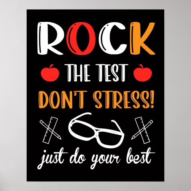 Affiche Rocher le test (Devant)