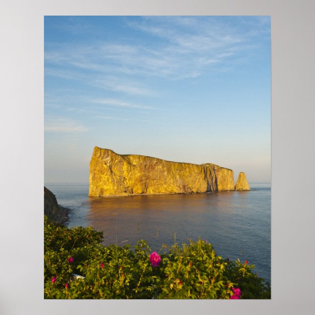 Affiche Rocher Perce (Rocher Percé), Québec, Canada. (Devant)