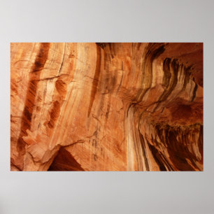 Affiche Rocher rayé de Double Arch Alcove I de Zion