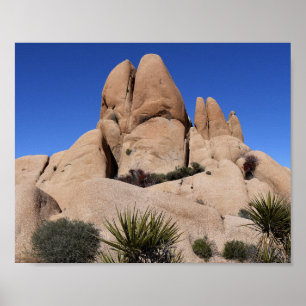 Affiche Rochers au parc national Joshua Tree