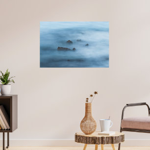 Affiche Rochers dans la mer avec un long temps de pose ble