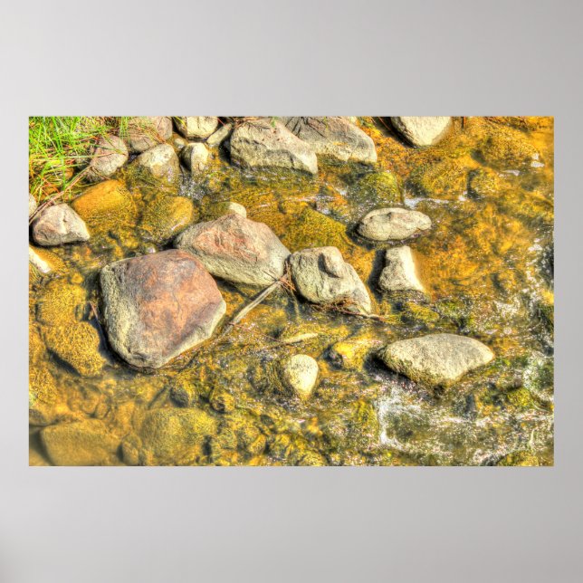 Affiche Rochers de rivière (Devant)