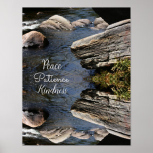 Affiche Roches Dans La Nature De Flux Inspirationnel Abstr