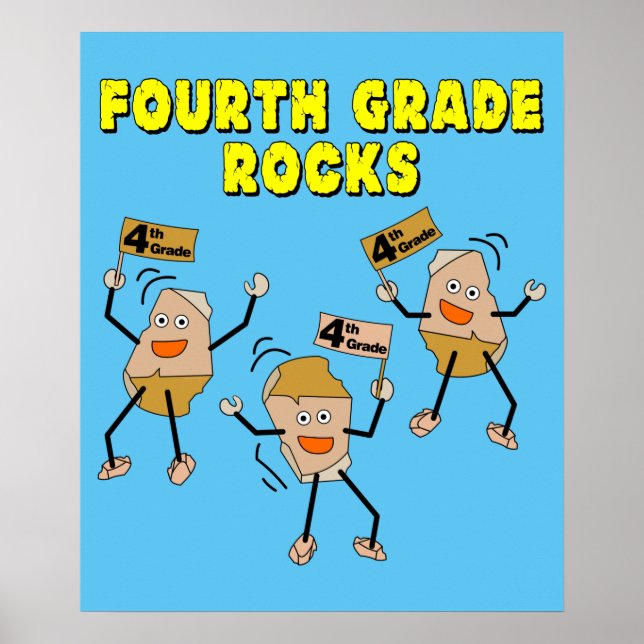 Affiche Roches de quatrième année (Devant)