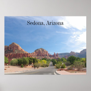 Affiche Roches rouges de Sedona