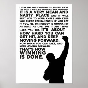 Affiche Rocheuse Motivation alpolmanujsaf