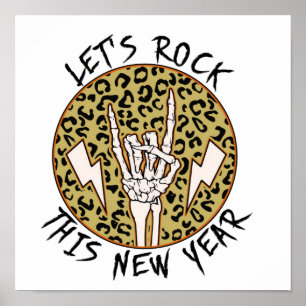 Affiche Rock 2023   Nouvel An 2023   Bonne année