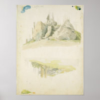 Rock and Tree : Deux études, 12 juillet 1810