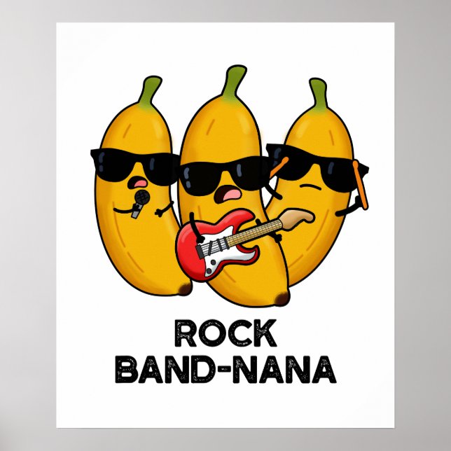 Affiche Rock Band-nana Funny Banana Pun (Devant)