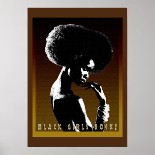 Affiche Rock Black Girls
