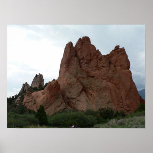 Affiche Rock Climbers, Jardin des Dieux, Colorado