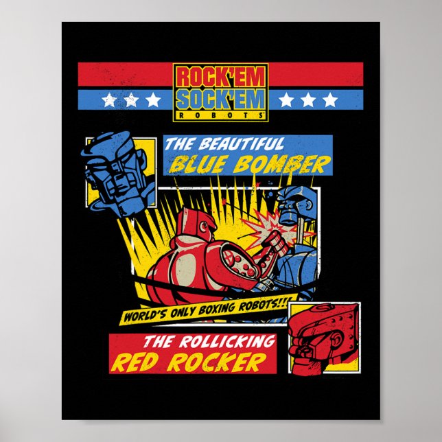 Affiche Rock em Sock em - Boxing Robots Comic Page (Devant)