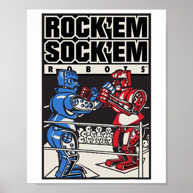Affiche Rock em Sock em Robots Boxing Ring (Devant)