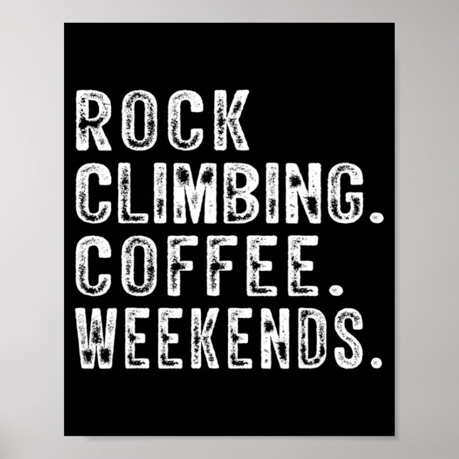 Affiche Rock Escalade Café Week-ends Rock Escalades (Devant)