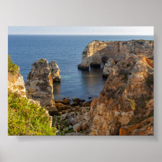 Affiche Rock formations in Algarve