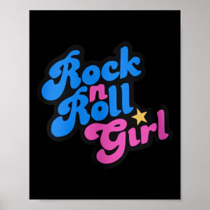 Affiche Rock N Roll Girl Océan Poisson Halloween Costumes 