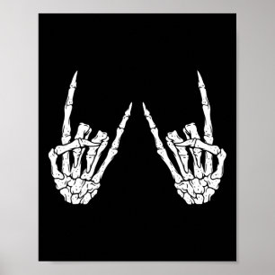 Affiche Rock On Band Rock Et Roll Costume Halloween Hommes