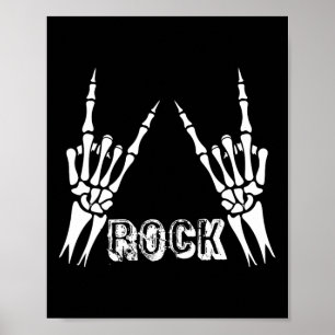 Affiche Rock On Band Tee - shirts For Women Rock And Roll