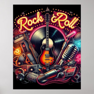 Affiche Rock & Roll
