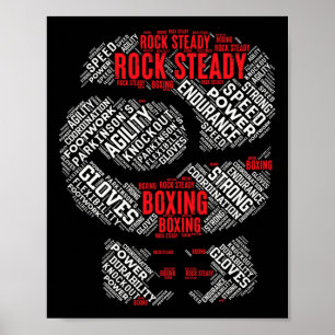 Affiche Rock Steady Boxing Glove Parkinson