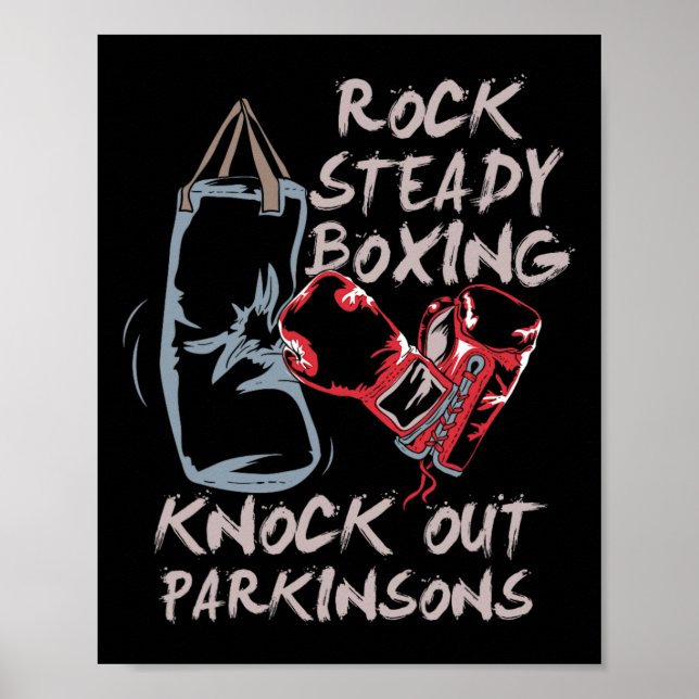 Affiche Rock Steady Boxing Knock Out Parkinsons (Devant)