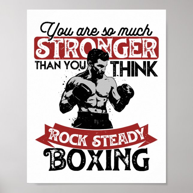 Affiche Rock Steady Boxing Parkinson's You Are Stronger 1 (Devant)