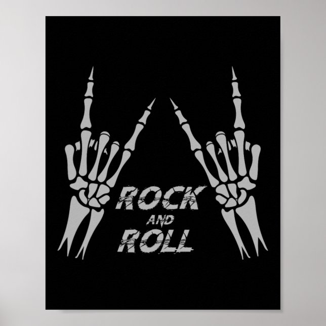 Affiche Rock Sur Bynd Tee - shirts Pour Femmes Rock Et Rol (Devant)