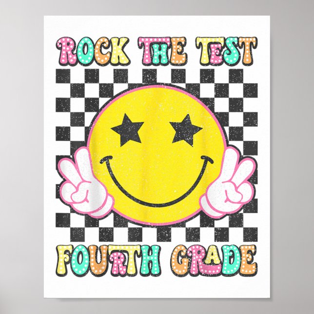 Affiche Rock The Test Day 4e année Enseignant 4e année T (Devant)