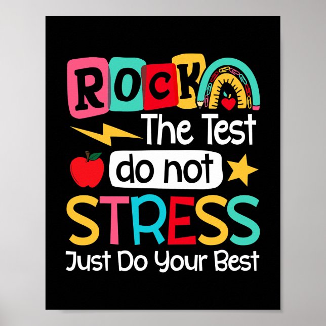 Affiche Rock The Test Teacher Jour Test (Devant)