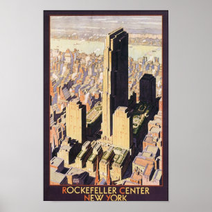 Affiche Rockefeller Center New York