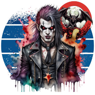 Affiche Rocker Vampire