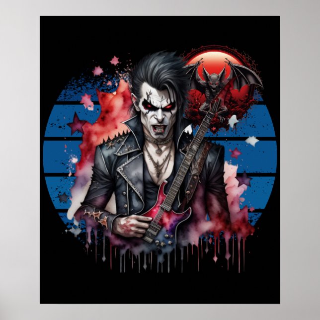 Affiche Rocker Vampire (Devant)