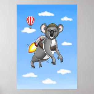 Affiche Rocket Koala