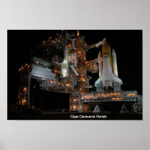 Affiche Rocket Launchpad Floride USA