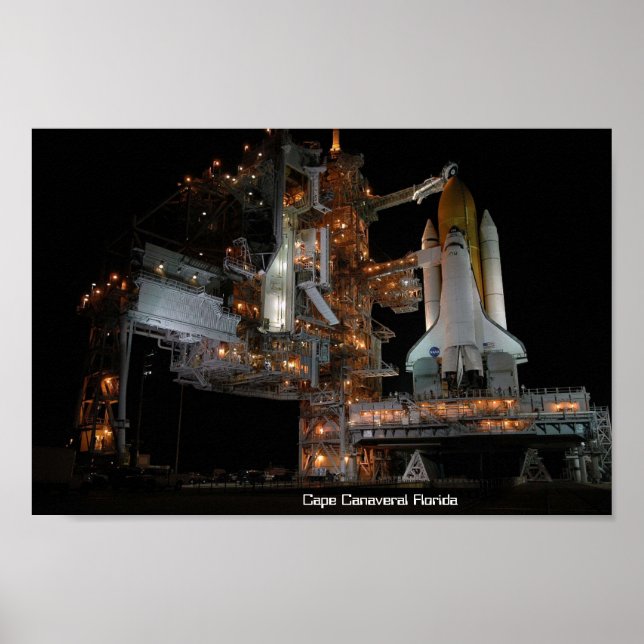 Affiche Rocket Launchpad Floride USA (Devant)