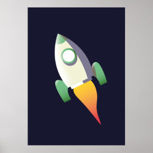 Affiche Rocket Space