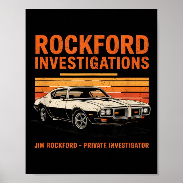 Affiche Rockford Detective Agency - Rockford Files  (Devant)