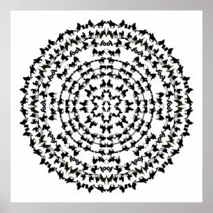 Affiche Rocking R Rodeo Mandala 1